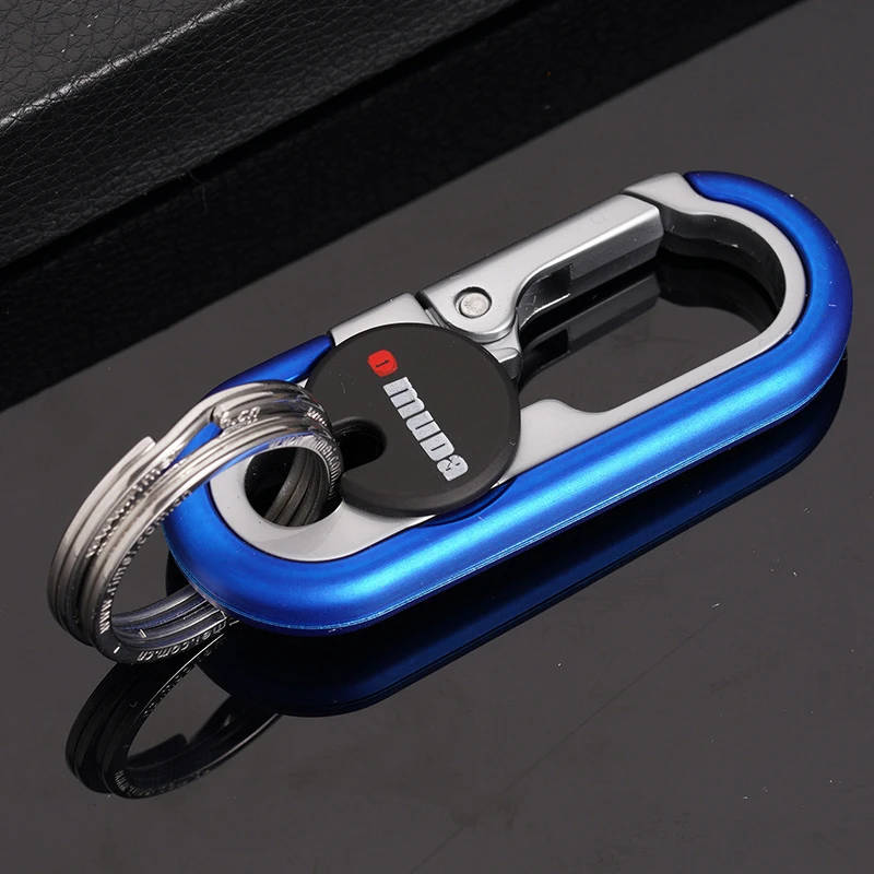 1pc Metal Alloy Car Key Chain Perfect for Men's Waist Hanging Color sent randomly