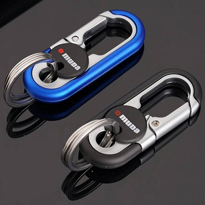 1pc Metal Alloy Car Key Chain Perfect for Men's Waist Hanging Color sent randomly