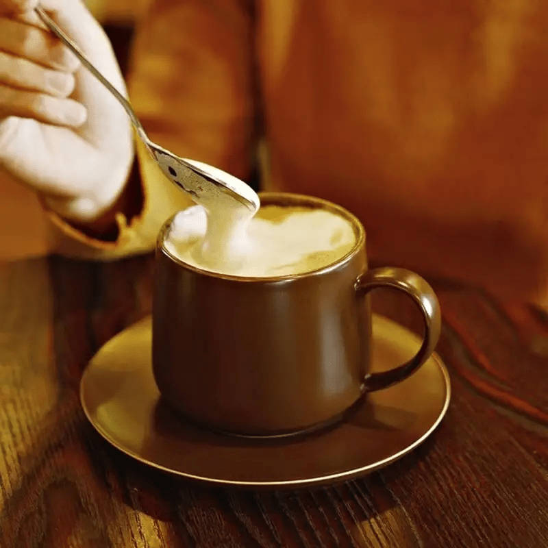 1pc Stainless Steel Spoon Set The Perfect Gift for Dad Ice Cream Dessert Salad Dinner Bi