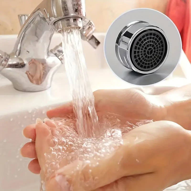 4pcs Stainless Steel Faucet Aerators Water Saving Kitchen and Bathroom Tap Filter Nozzles Universal