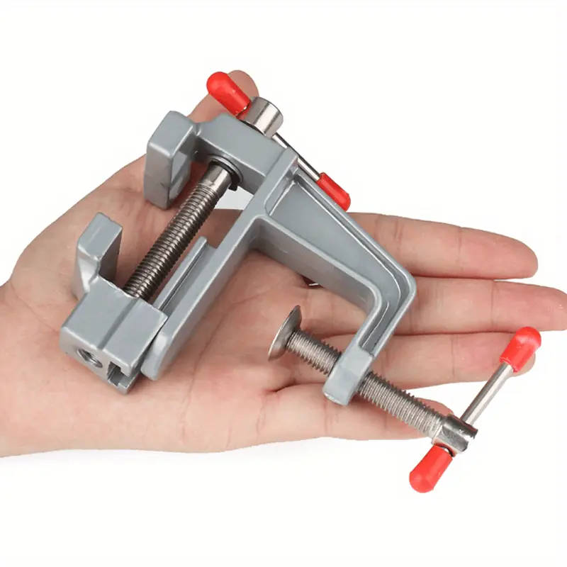 Aluminum Miniature Small Jewelers Hobby Clamp On Table Bench Vise Mini Tool Vice Muliti-Funcational
