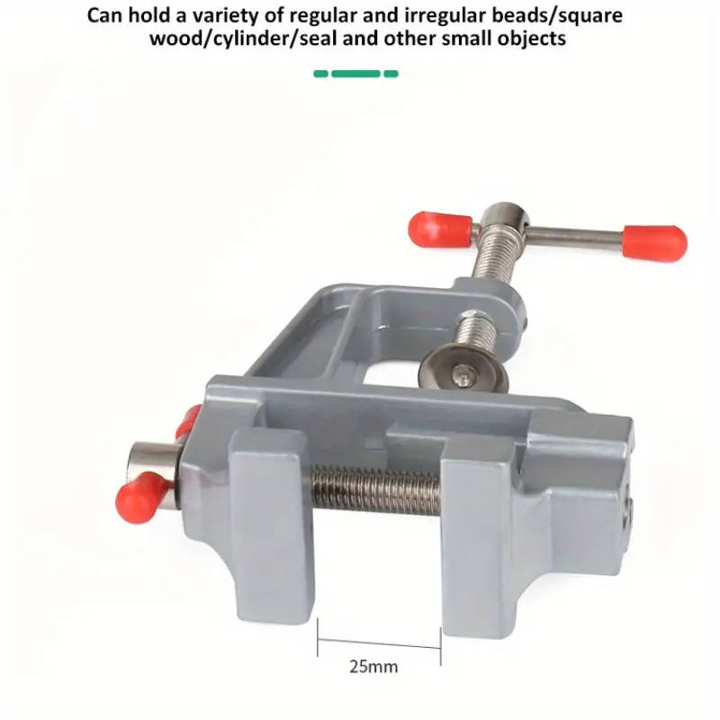 Aluminum Miniature Small Jewelers Hobby Clamp On Table Bench Vise Mini Tool Vice Muliti-Funcational