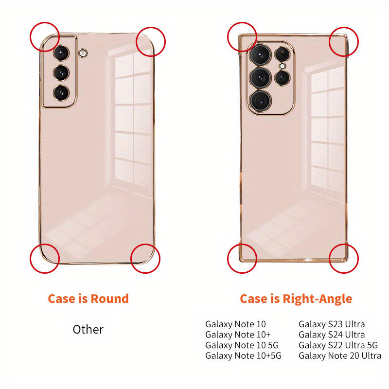1pc Pink Color For Samsung Galaxy S20 Add   Phone Cases