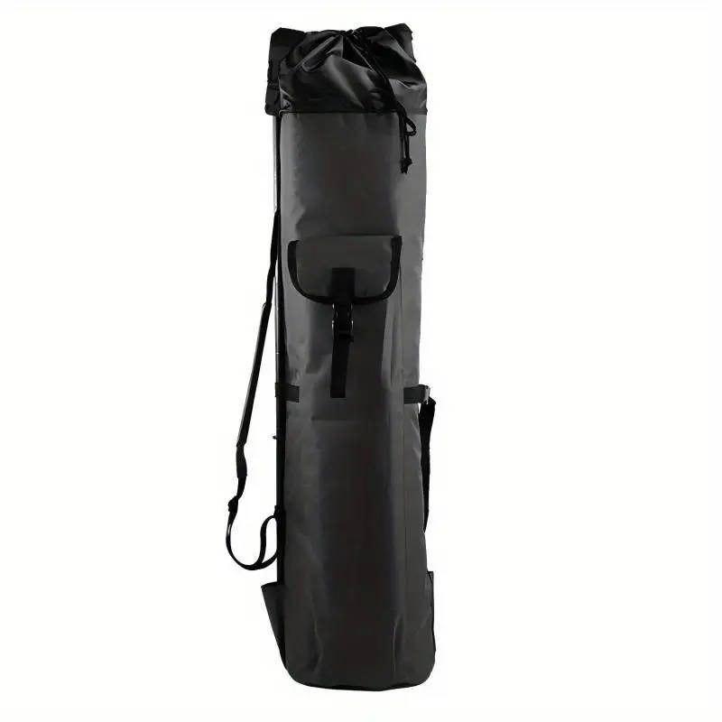 1pc Durable Multi-Functional Fishing Rod Bag Large Capacity Water-Resistant Oxford Fabric Ideal for