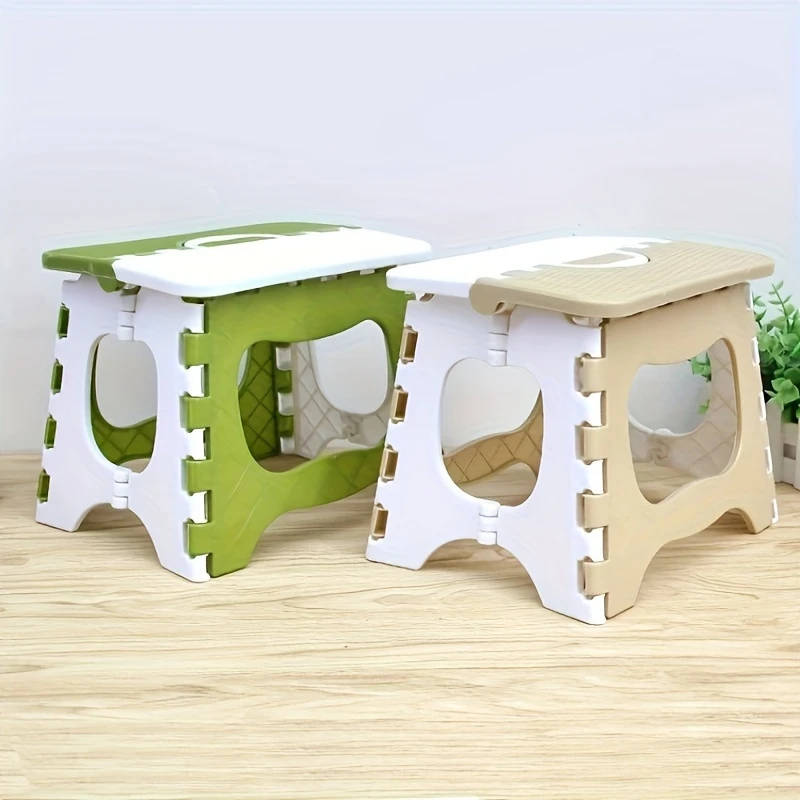 1pc Non-Electric Compact Folding Stool Portable Space-Saving Design for Home Outdoor Use Ideal