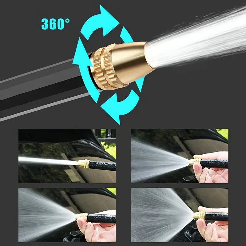 High Pressure Water Spray Nozzle Gun for Garden Hose