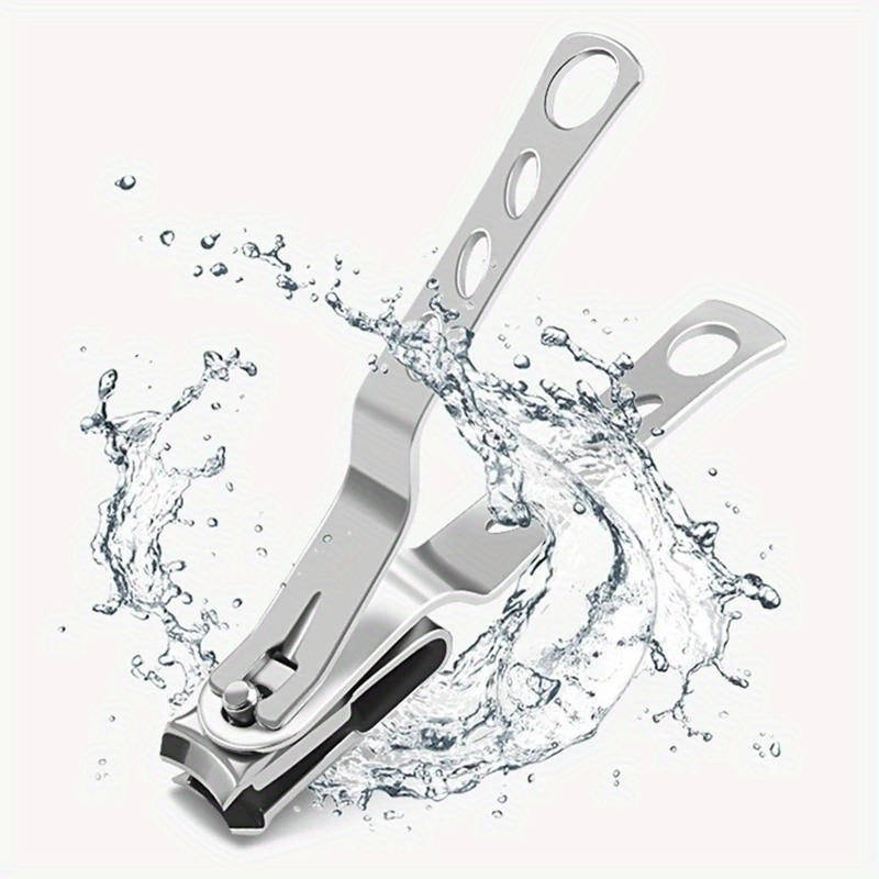 1pc Premium Stainless Steel Nail Clipper with 360-Degree Rotating Head Hypoallergenic Modern