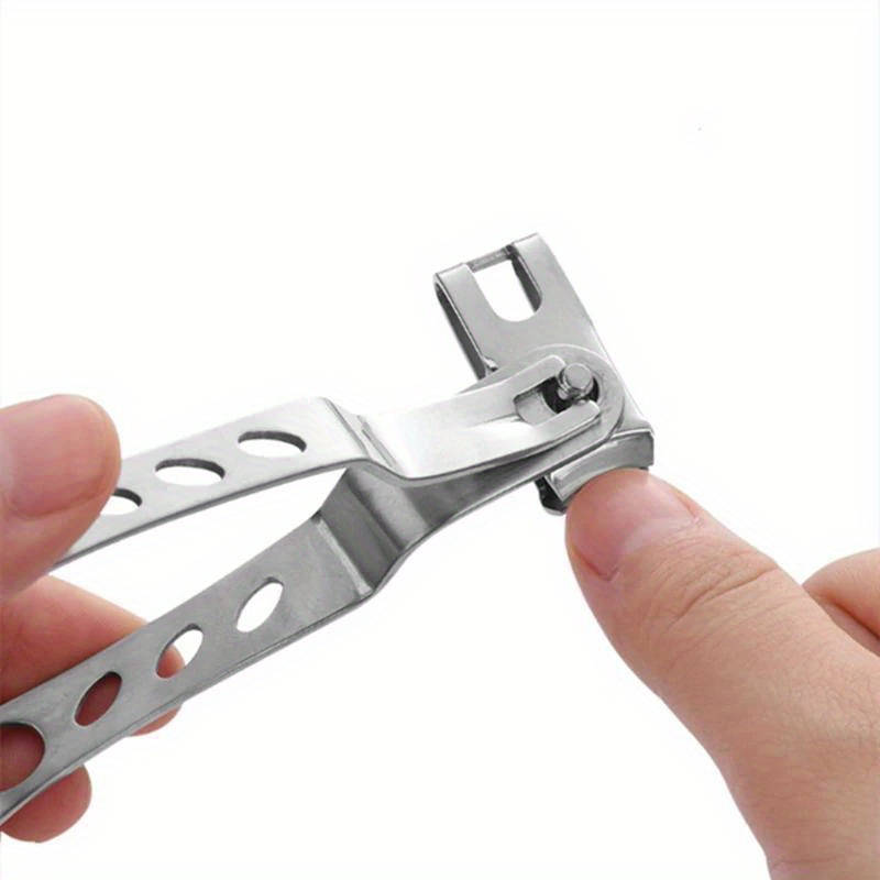 1pc Premium Stainless Steel Nail Clipper with 360-Degree Rotating Head Hypoallergenic Modern