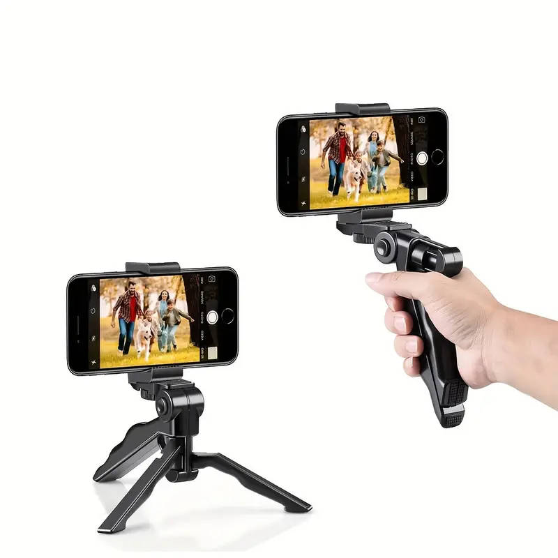 360-Degree Rotating Anti-Shake Smartphone Tripod Mount