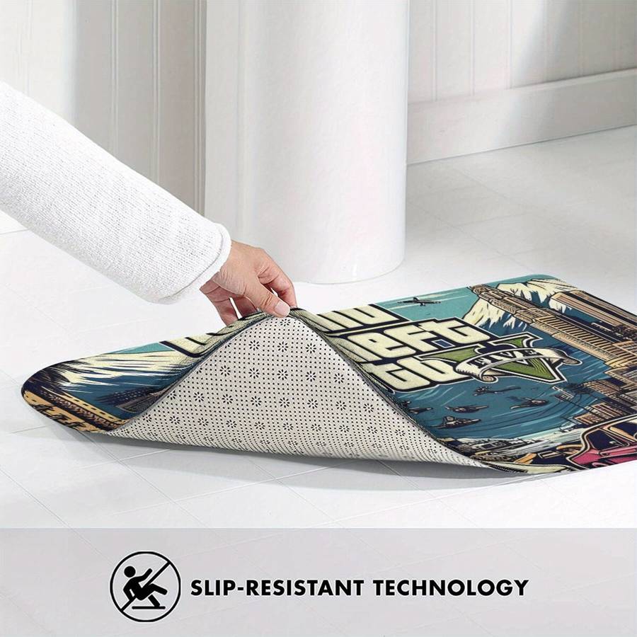 1Pc 40x60cm Art Floor Mat