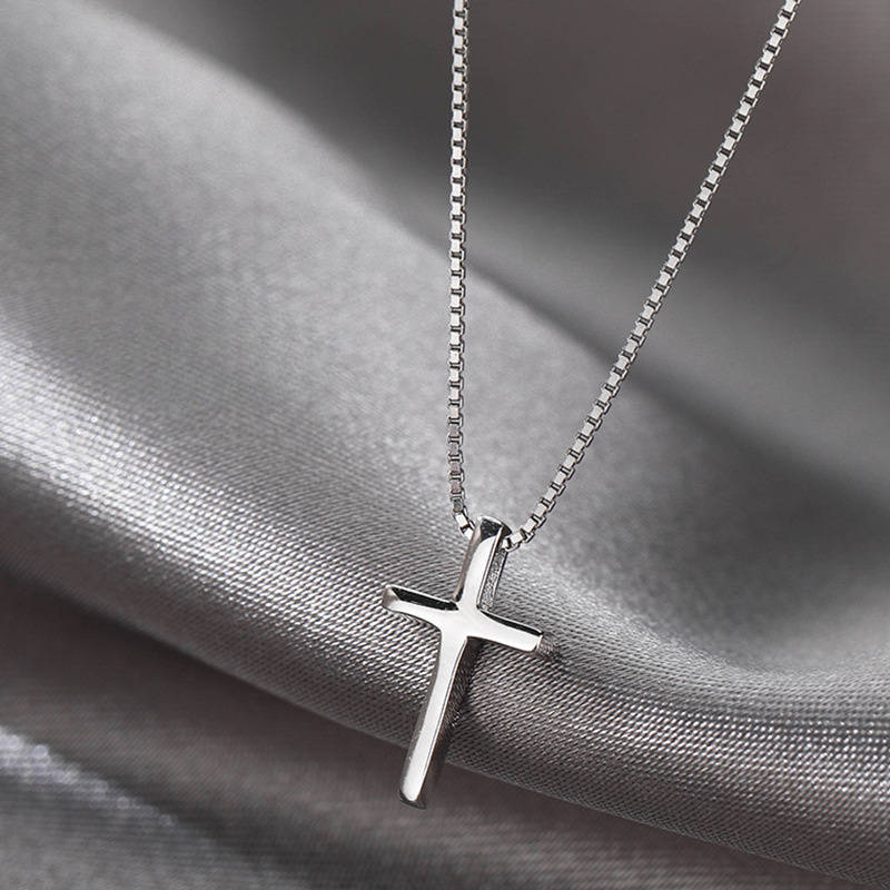 1 Piece Cross necklace stainless steel Jesus Theme Pendant