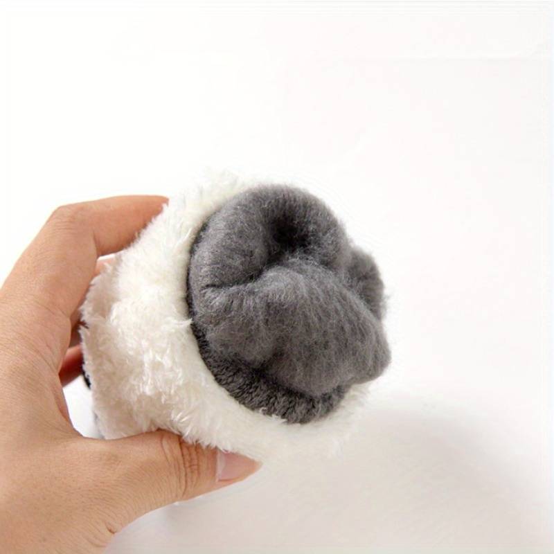 1 Pair Dark Gray One Size Warm Gloves
