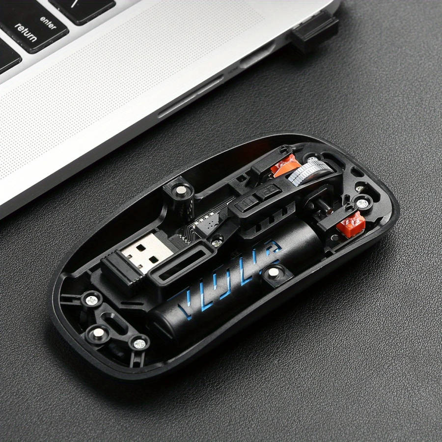 Ergonomic Transparent Wireless Mouse