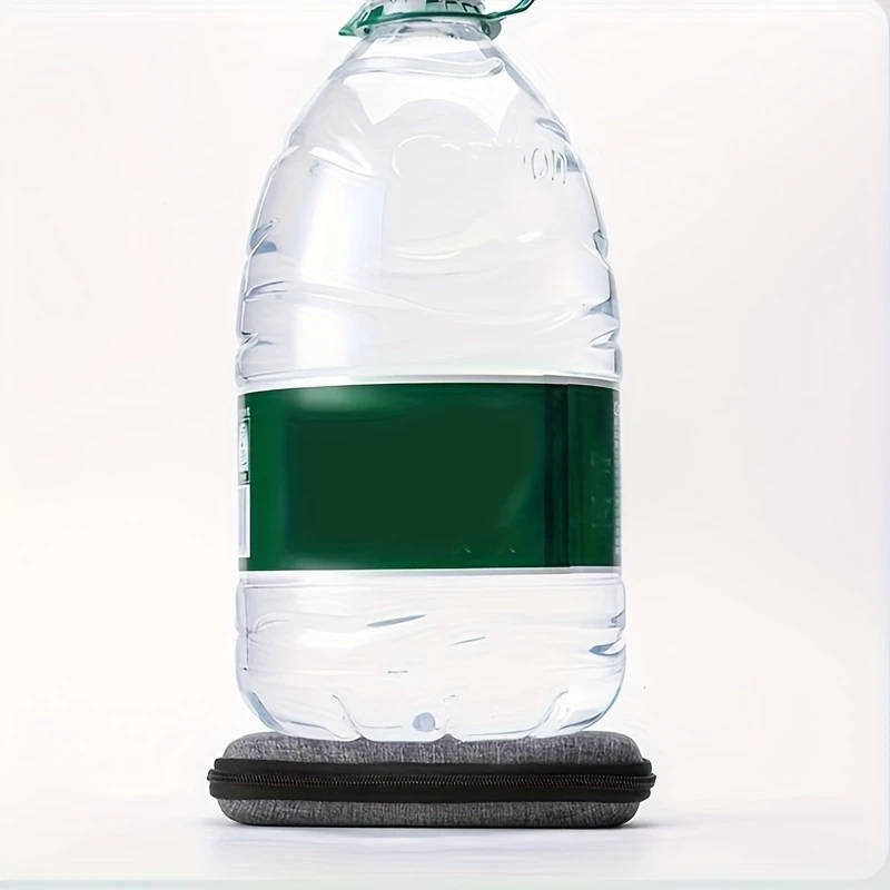 1pc Vintage-Inspired EVA Hard Shell Razor Case Portable Durable Water-Resistant Easy to Clean Gray