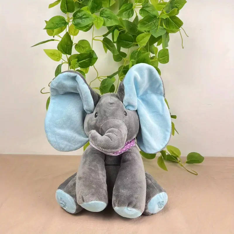 Yaping Hide and Seek Game Elephant Plush Toy