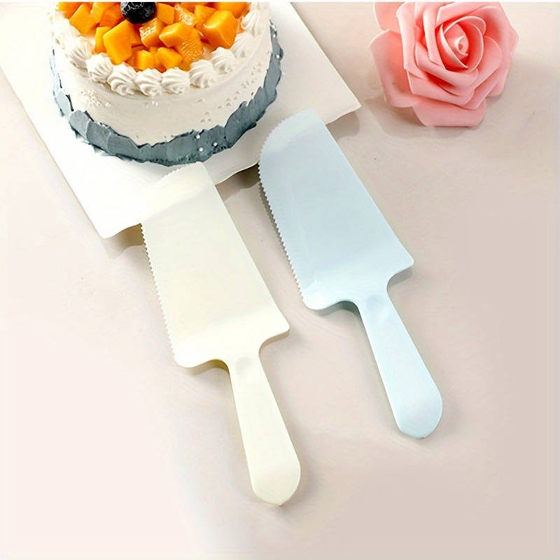 1pc Premium Plastic Cake Knife Ideal for Baking Fondant Pastry Cookie Cutting Pizza Slici