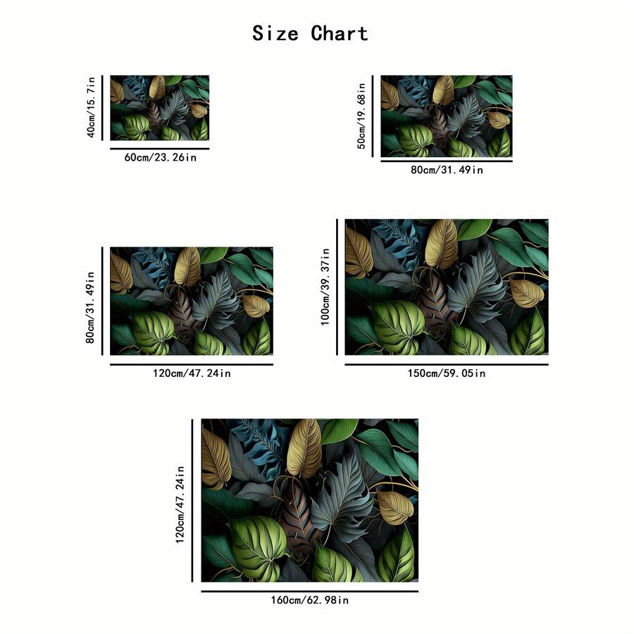 1Pc 80x120cm 31.49x47.24inch Floor Mat
