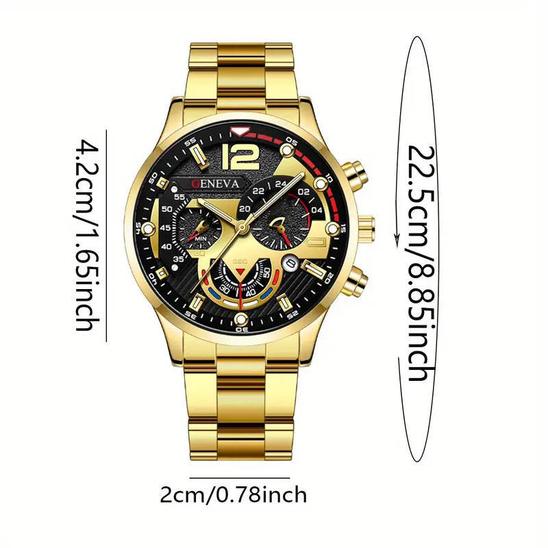 Quartz Watch Stainless Steel Strap