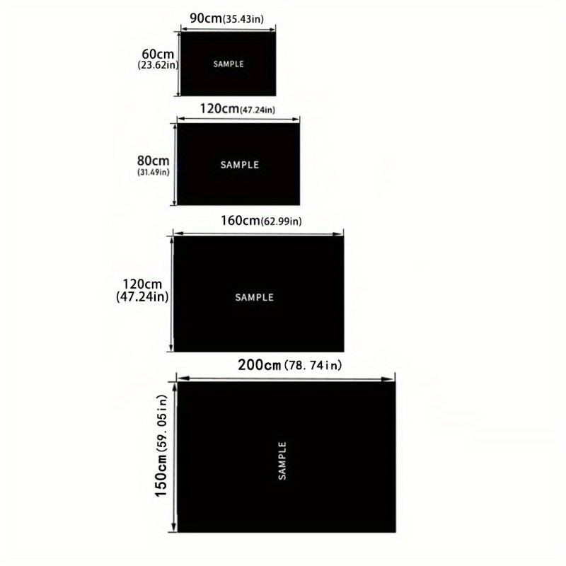 1Pc 150x200cm Floor Mat