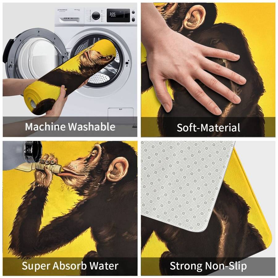 1Pc 50x80cmArt Floor Mat