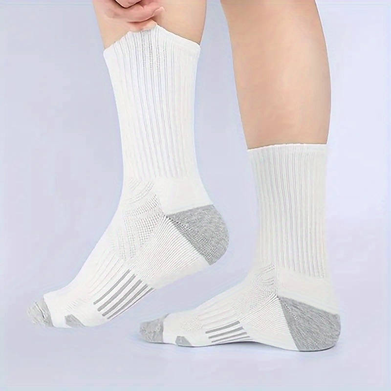 Sock 6 Pairs Of White  One Size