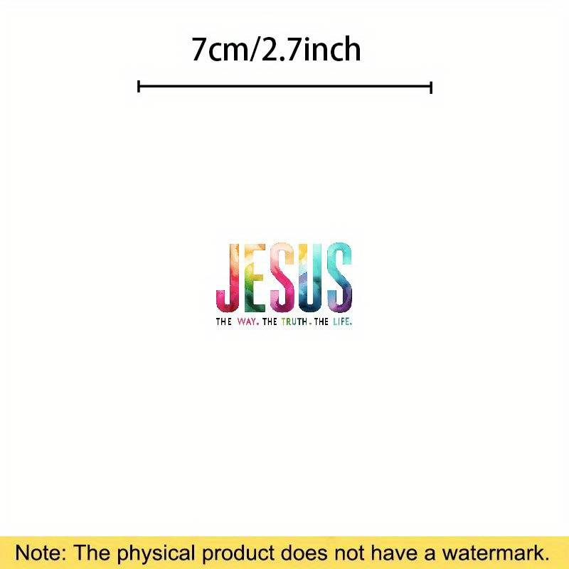 1pc Jesus Christian Themed Stickers
