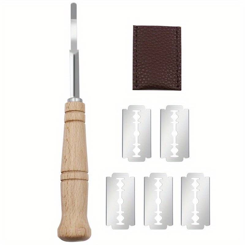 1pc Premium Stainless Steel Bread Knife with Wooden Handle Perfect for Sourdough Baguettes Mor