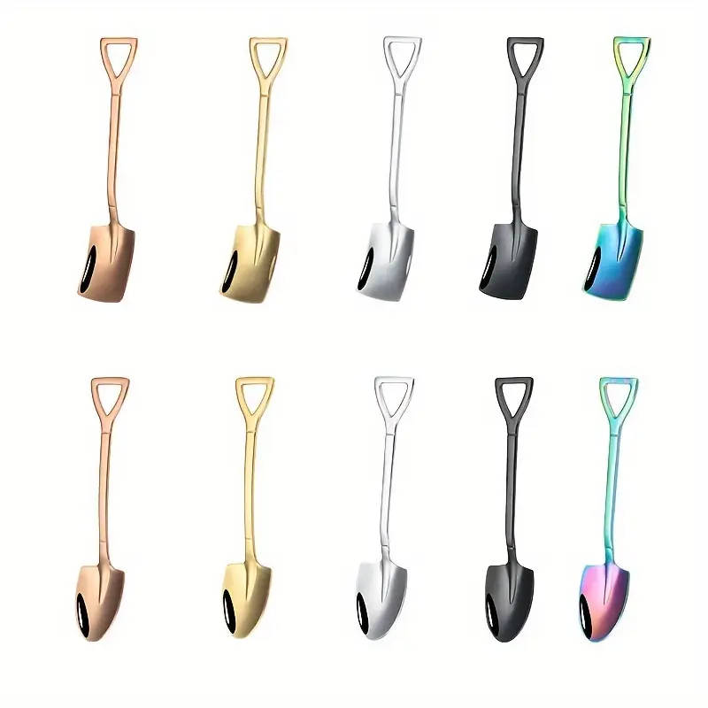 10 Pieces Stainless Steel Ice Cream Scoops