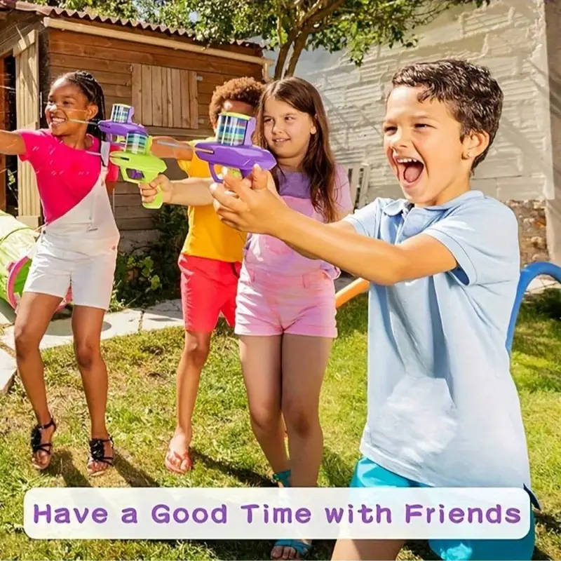 Colorful Foam Disc Launcher Toy for 3+ Handheld Flying Saucer Shooter for Indoor Outdoor Play Dura