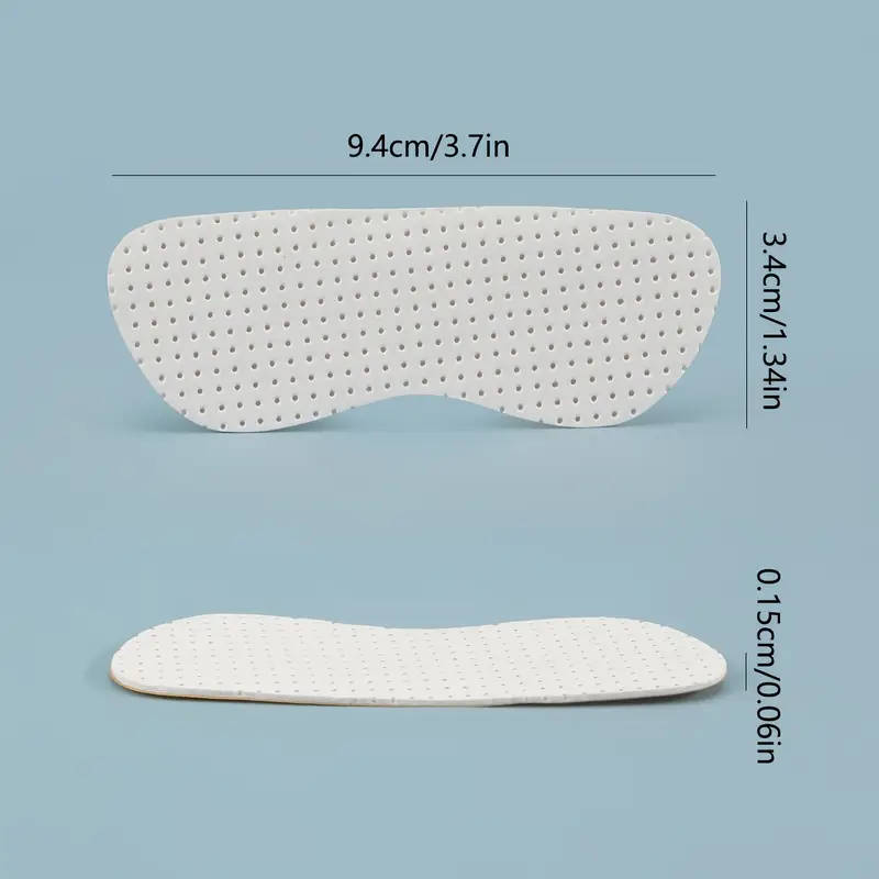 2pcs Soft Heel Stickers Anti-Slip Shock-Absorbing Foot Pads for High Heels And Sneakers No Odor Soli