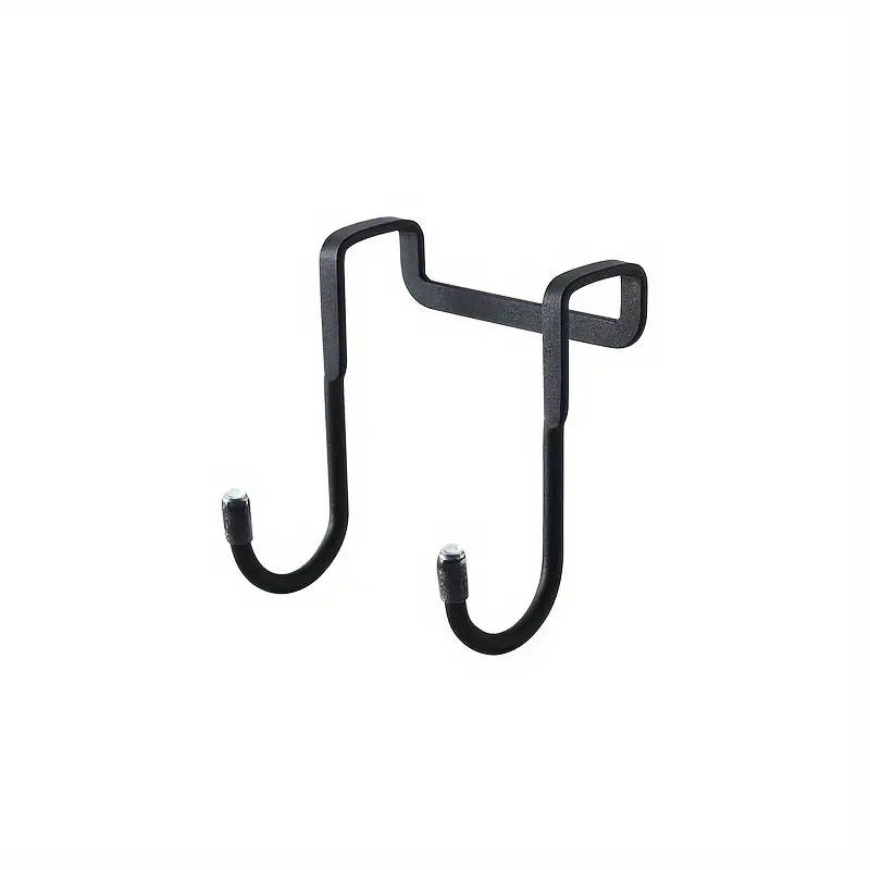 1pc Stainless Steel Over-the-Door Hook Wall Mount Double S-Hook Design Casual Style Easy Install for