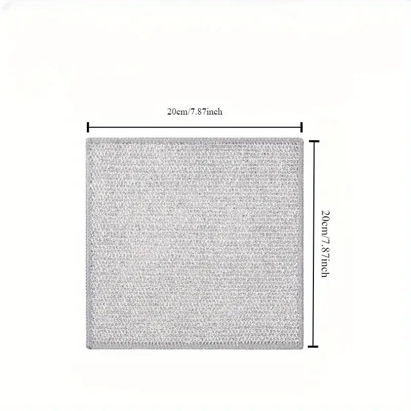 30Pack Super Fine Fiber Steel Mesh Sponge Pads Double-Sided Kitchen Dish Scrubber for Utensils and C