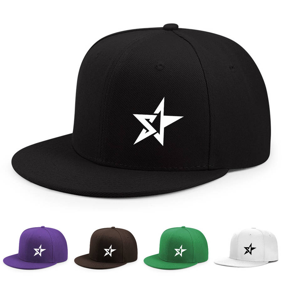 1pc Adjustable Baseball Cap with Star Embroidery Sun Protection Breathable Polyester Perfect fo