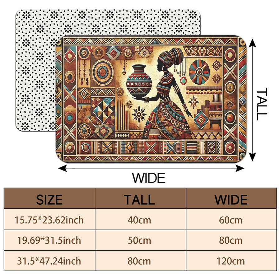 1Pc 15.75x23.62inch 40x60cm Floor Mat
