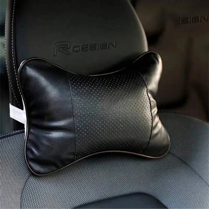 1pc Car Seat Headrest with Breathable Mesh Auto Safety Head and Neck Rest Relax Pillow Cushion Auto