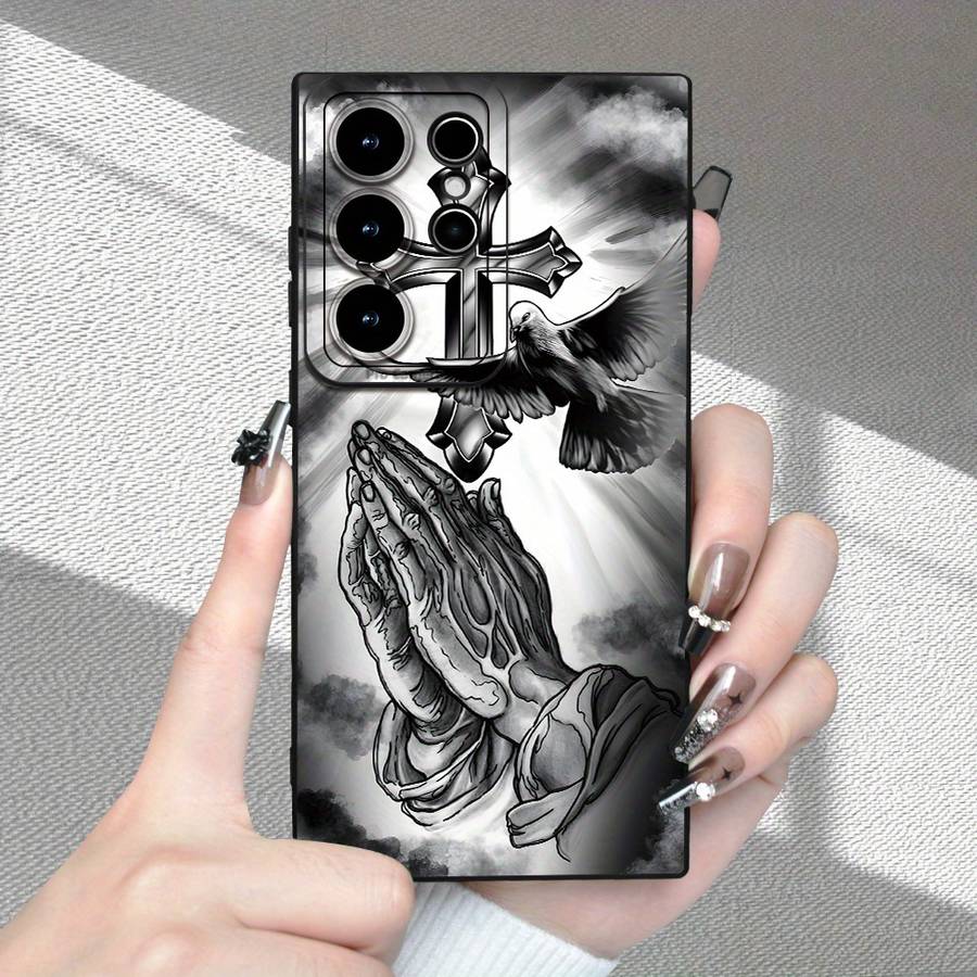 1pc Black For Samsung Galaxy A52 Phone Cases