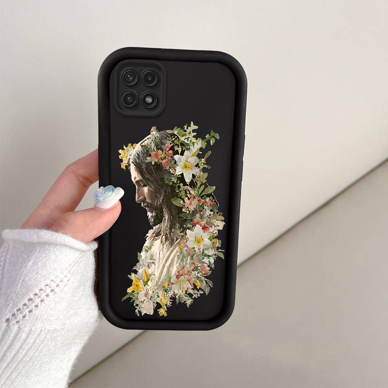1pc White For Samsung Galaxy A03 Phone Cases