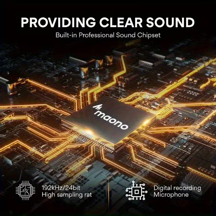 Condenser Microphone With Shock Mount & Anti Wind Foam Cap