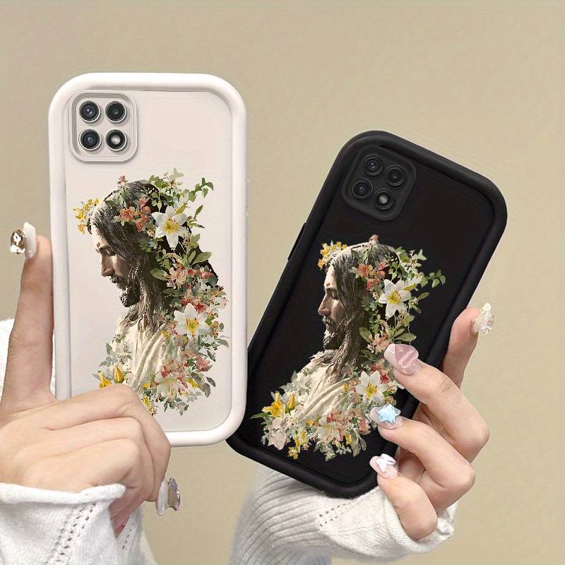 1pc White For Samsung Galaxy A03 Phone Cases