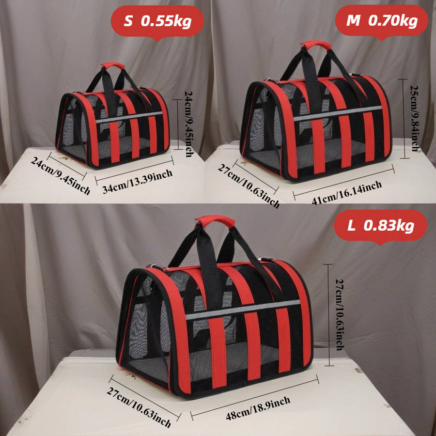 1pc Bluesize M 41.0*27.0*24.99cm Pet Bag