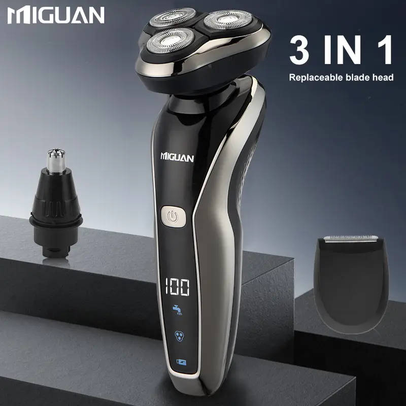 3 in 1 Men's Rechargeable Electric Shaver