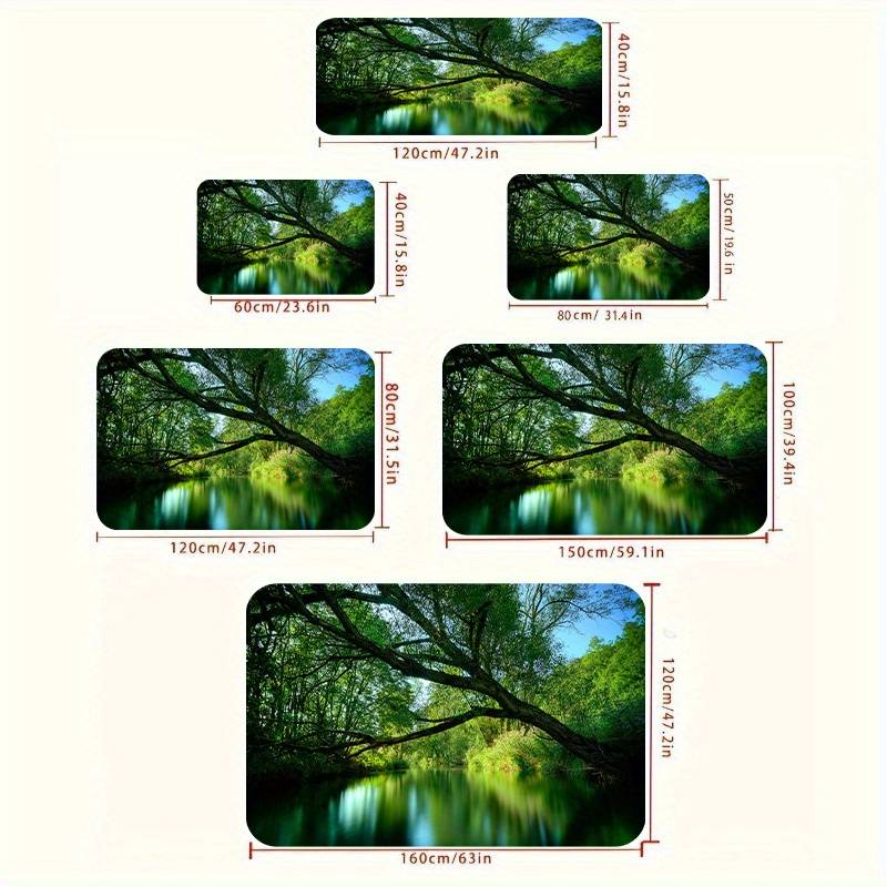 1Pc 39.37x59.06inch 100x150cm Floor Mat