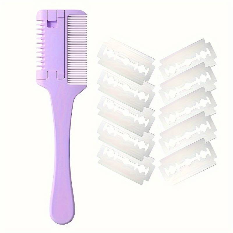 1pc Black Size 1 Comb Add 10 BladesPet Comb