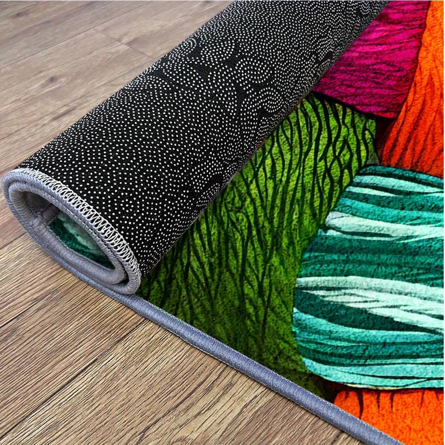 1Pc 160.02x200.66cm 16Ox23Ocm Floor Mat