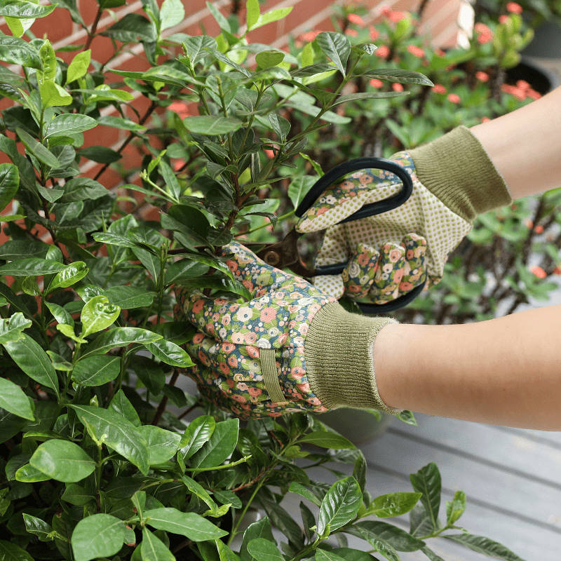 1 Pair Green Multi Purpose Work Gloves