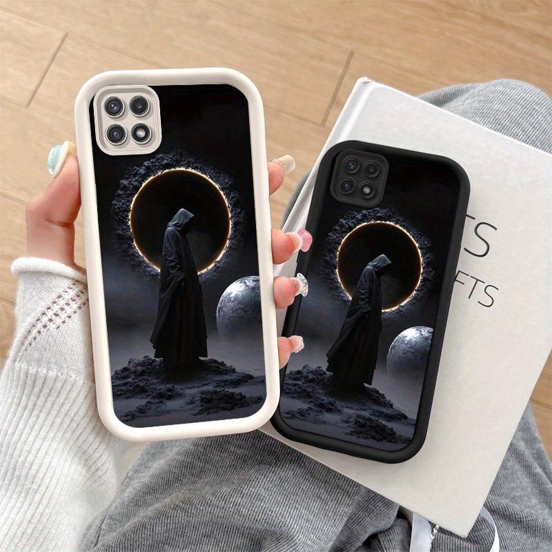 1pc Black For Samsung Galaxy A21s Phone Cases