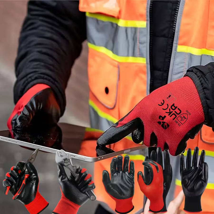 6 Pairs of Work Gloves