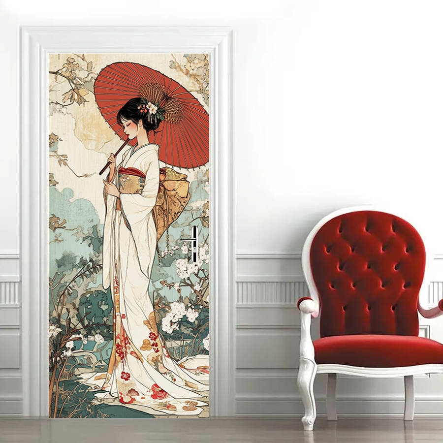 1Pc 76.96x199.9cm Door Window Sticker