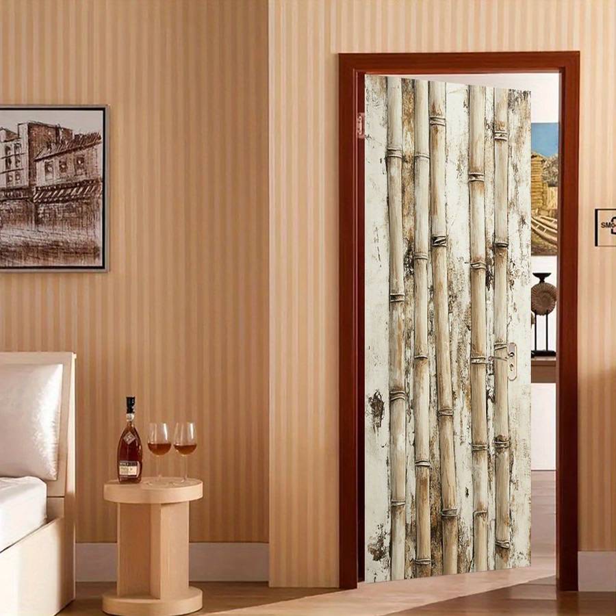 1Pc 95.0x209.8cm Door Window Sticker