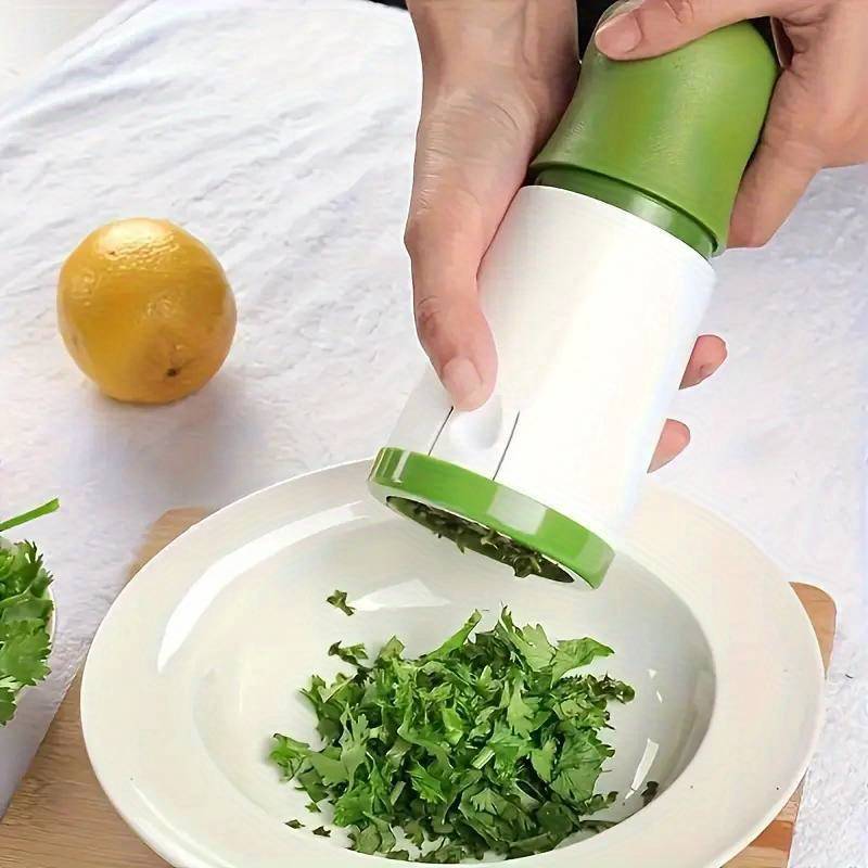 1pc Parsley Leaf Shredder Rosemary Cutter Kitchen Tool Chopper Vegetable Grinder Hollow Noodle